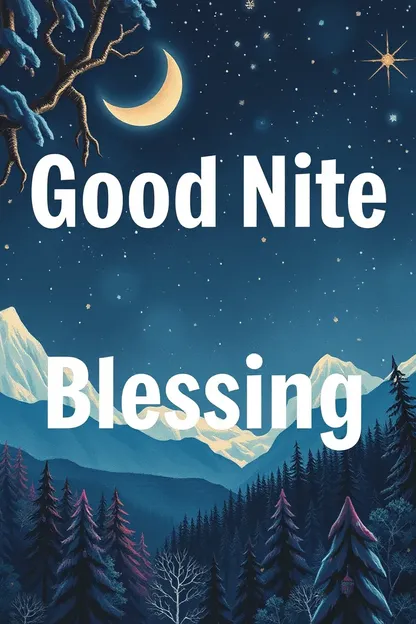 Good Nite Blessing Images for a Restful Sleep