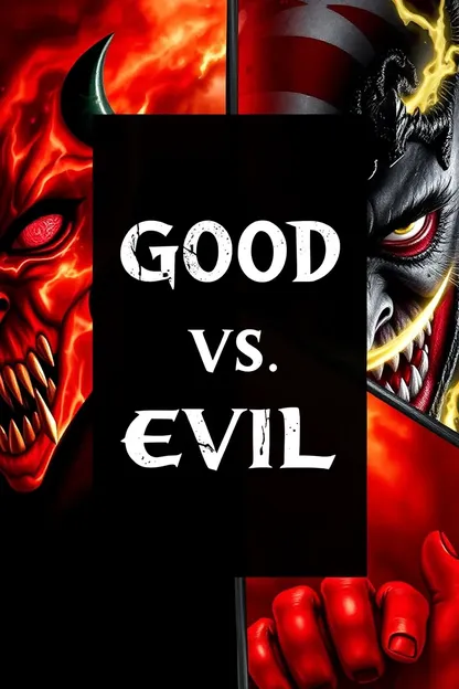 Good vs Evil Images: A Moral Dilemma