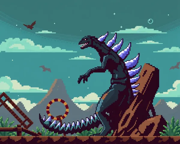 Goodzilla 8 Bit PNG Files Located