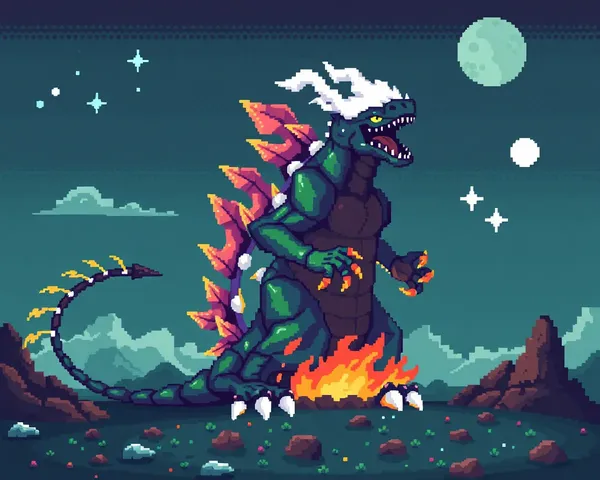 Goodzilla 8 Bit PNG Format Detected