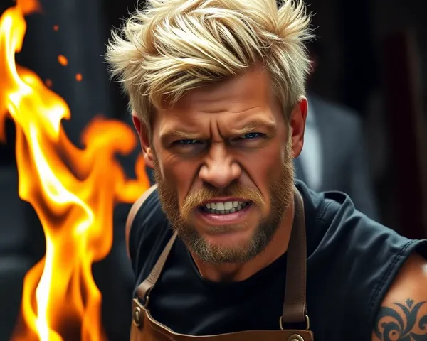 Gordon Ramsay's Infuriated Expression in PNG Picture