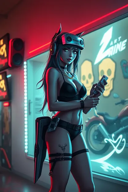 Gorgeous Gaming Girl Wallpaper for Your Online Adventure