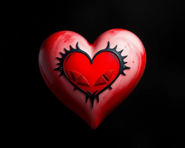 Goth Heart PNG Graphic Needed