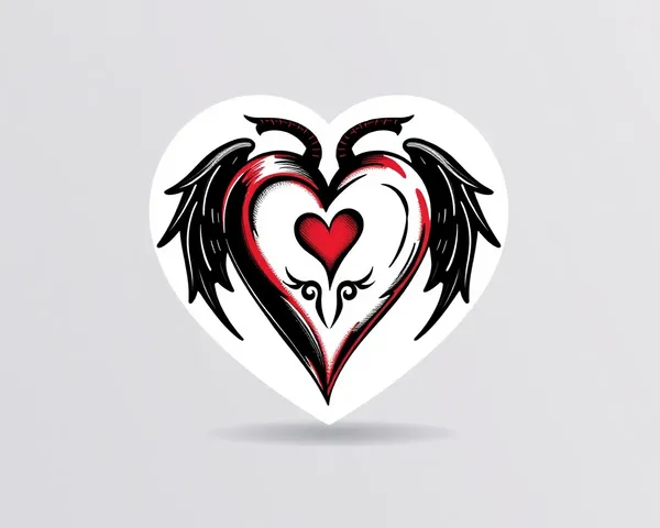 Goth Heart PNG Picture Searched