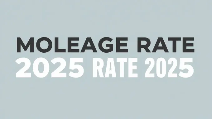 Government Mileage Rate Remains Unchanged in 2025