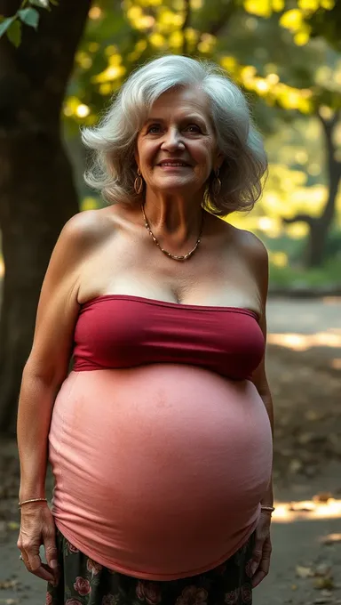 Granny's Huge Boobed Self-Confidence Boost