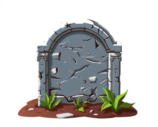 Gravestone PNG Background Texture