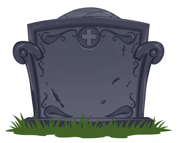 Gravestone PNG Design Concept