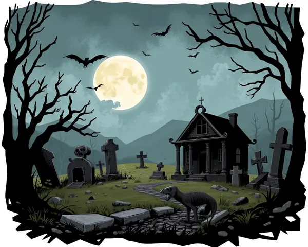 Graveyard PNG File Found in the Darkness