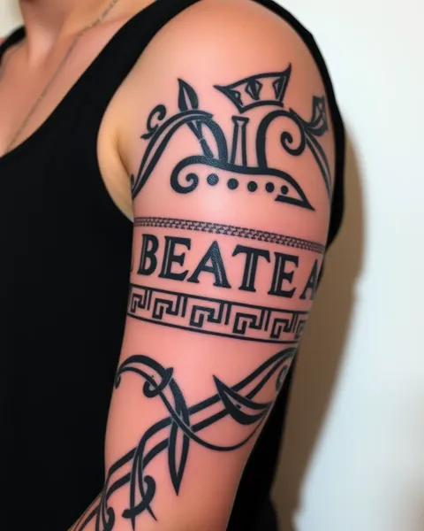 Greek Word Tattoos: A Testament to Enduring Legacy