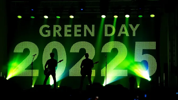 Green Day 2025: A New Beginning