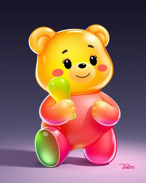 Gummy Bear Cartoon Images for Children's Party