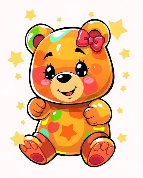 Gummy Bear Cartoon Images for Kids Fun