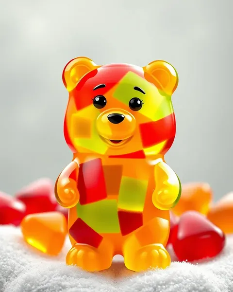 Gummy Bear Cartoon Photos Unveiled in Colorful Display