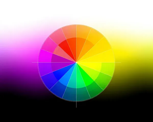 HD PNG of Color Rainbow Wheel Pattern