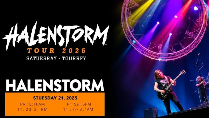 Halestorm's 2025 Concert Tour Kicks Off Soon