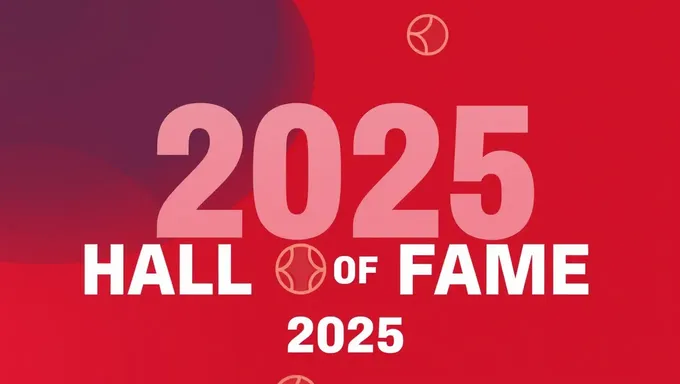 Hall of Fame 2025 Winners' Bios Released