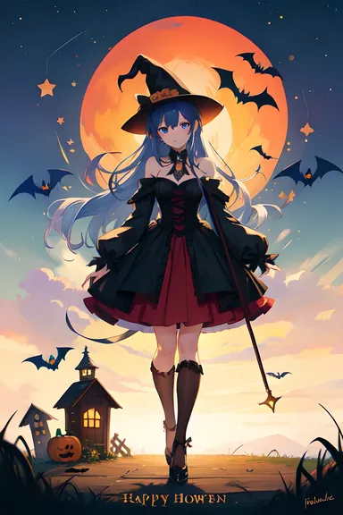 Halloween Anime Images for Frightful and Chilling Moments