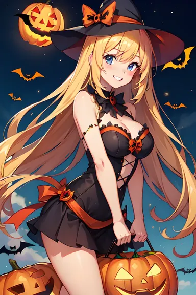 Halloween Anime Images with Ghostly Figures