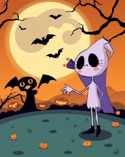 Halloween Cartoon Images for Kids and Adults