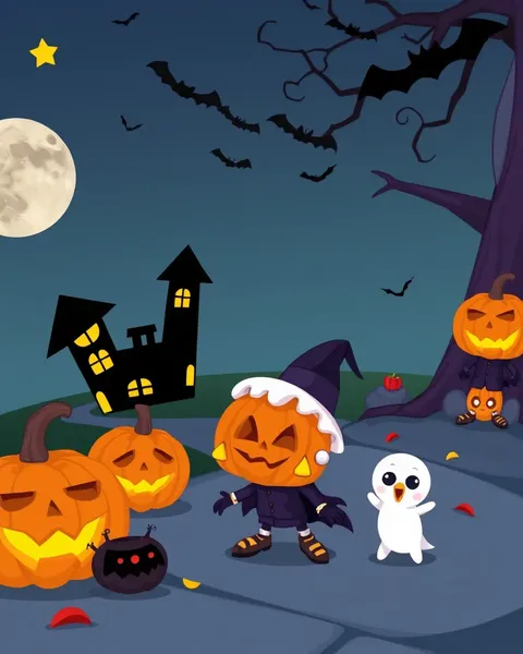 Halloween Cartoon Images for Pumpkin Carving and Decorating