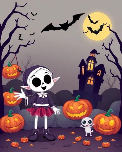 Halloween Cartoon Pictures for Kids and Adults