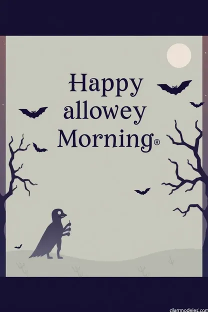 Halloween Good Morning Images for Happy Haunting