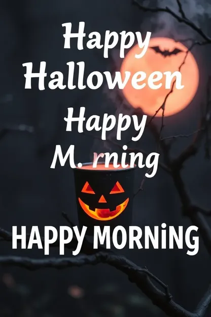 Halloween Good Morning Images for Scary Fun