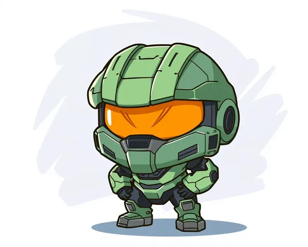 Halo Cartoon PNG 3D Wallpaper Collection