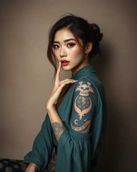 Han So Hee Tattoo Artist's Creative Process