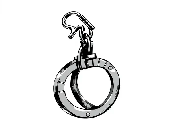 Handcuffs PNG Image for Security Use