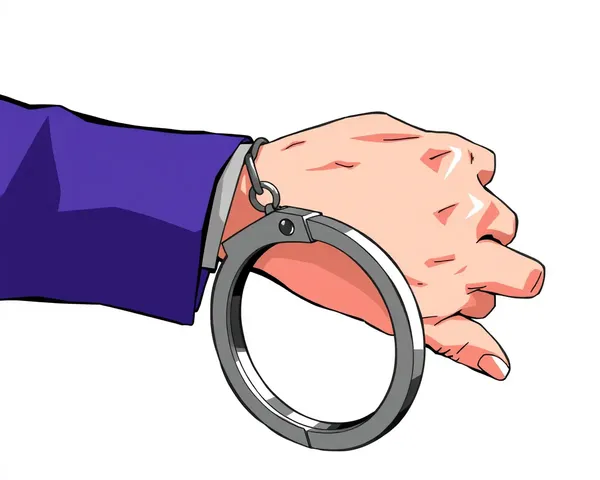 Handcuffs PNG Picture for Law Enforcement