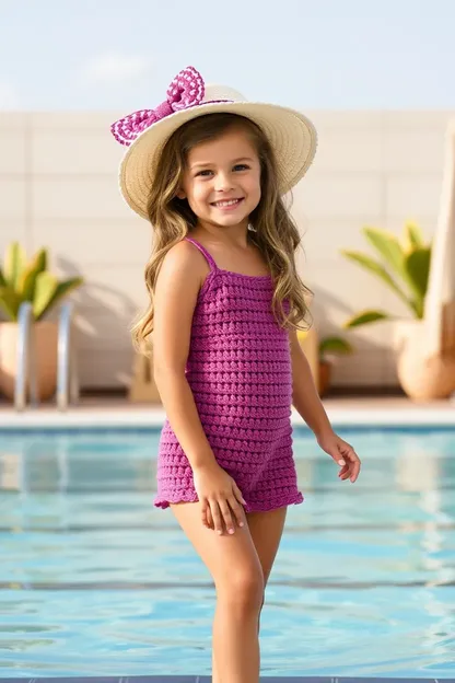 Handmade Crocheted Swimsuits for Girls