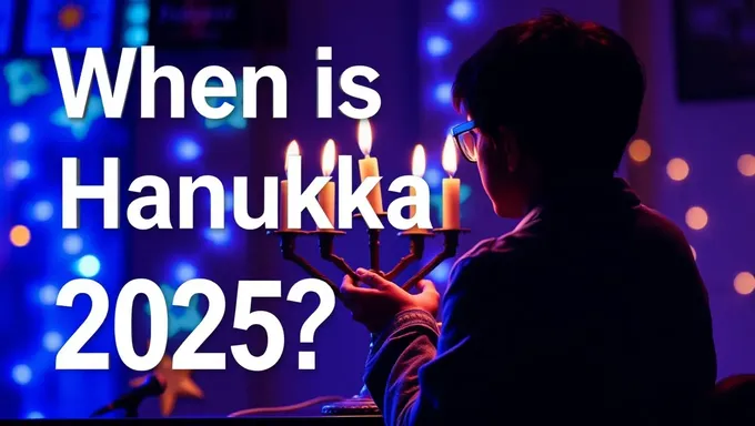 Hanukkah 2025 Calendar and Schedule