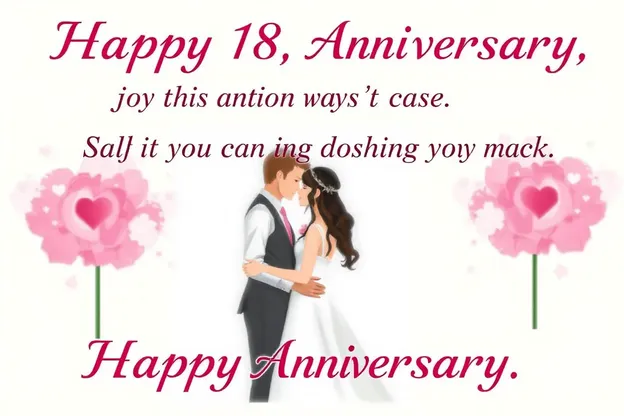 Happy 18th Anniversary Images to Celebrate Love