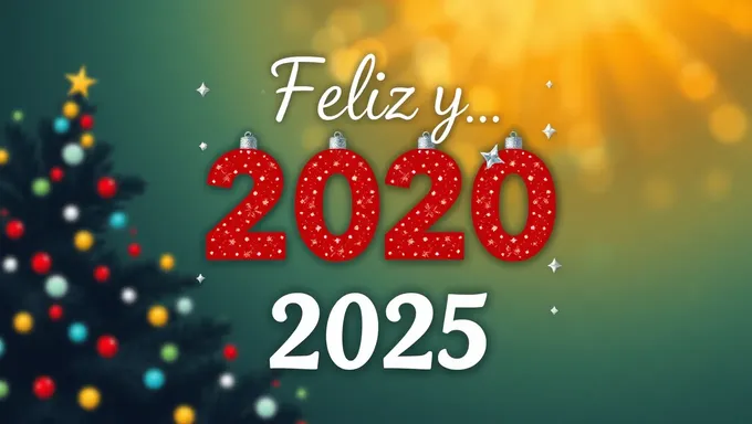 Happy 2025 New Year Feliz Año 2025