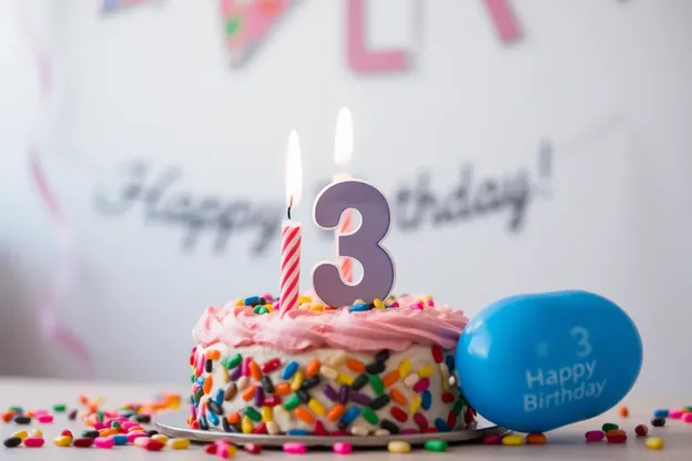 Happy 3rd Birthday Images of Joyful Celebrations