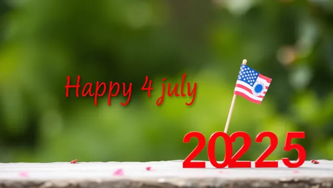 Happy 4th of July Celebration in 2025