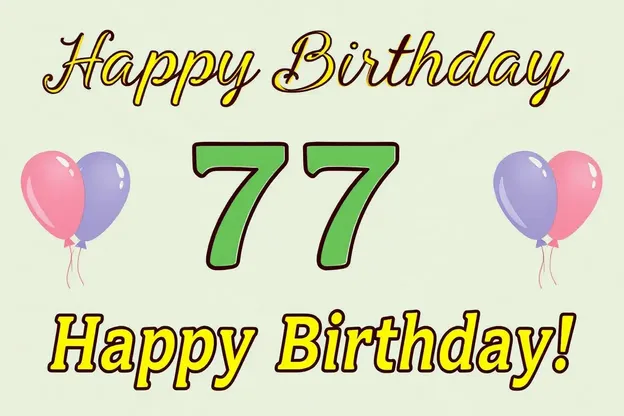 Happy 77th Birthday Images Make Memories That Last