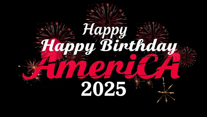 Happy Birthday America 2025 Images with Best Wishes