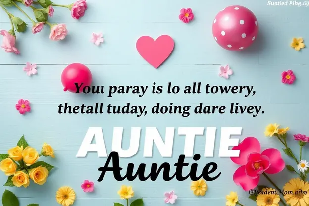 Happy Birthday Auntie Images to Express Love