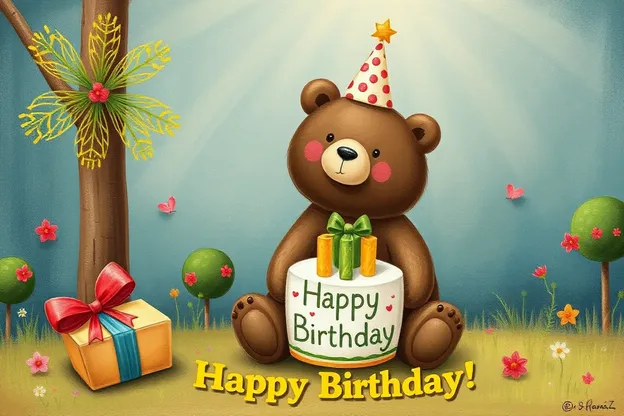 Happy Birthday Bear Images for Friends