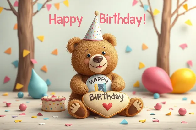 Happy Birthday Bear Images for Gift