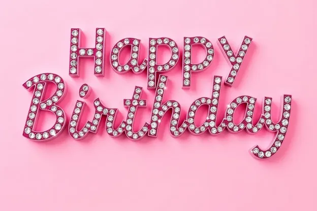 Happy Birthday Bling Images Fill with Delight