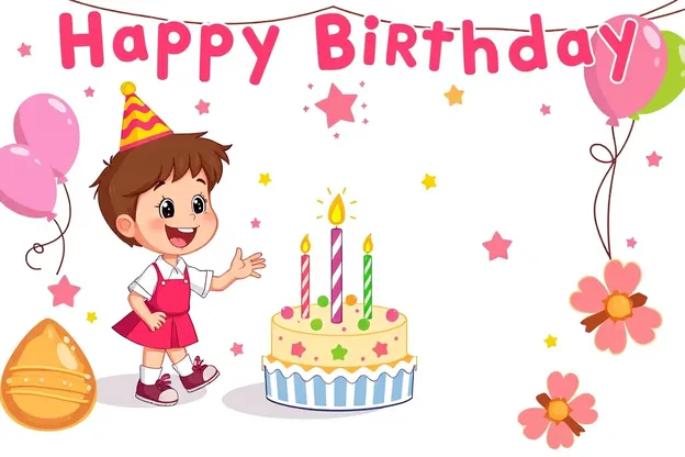 Happy Birthday Cartoon Images for Kids and Adults