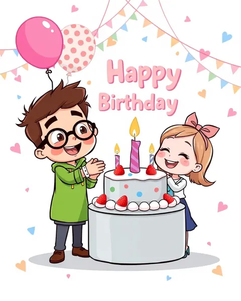 Happy Birthday Cartoon Images for Kids and Adults