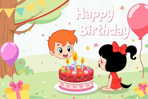 Happy Birthday Cartoon Images with Colorful Designs