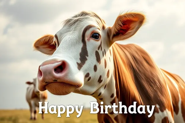 Happy Birthday Cow Images with Cute Animations