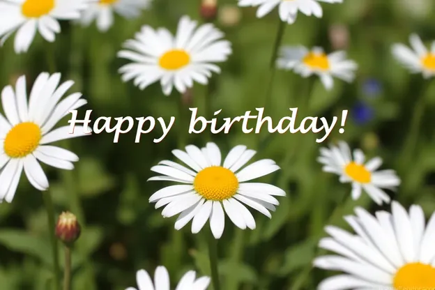 Happy Birthday Daisy Images with Colorful Designs