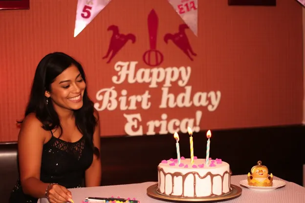 Happy Birthday Erica Images with Beautiful Wishes